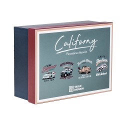 Coffret de 4 mugs Californy 35 cl