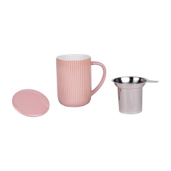 Tisanière Tiao rose 47 cl