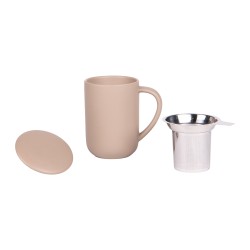 Tisanière Uno beige mat 47 cl