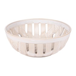 Corbeille Tressée beige 24 cm