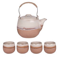 Coffret théière 0,8L avec 4...