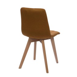 Chaise Archibald jaune (lot de 2) (lot de 2)