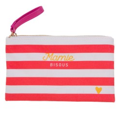Pochette Mamie bisous 12x20 cm