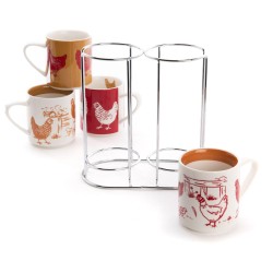 Coffret de 4 tasses déjeuner Maggie