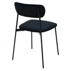 Chaise Elma noire (lot de 2)