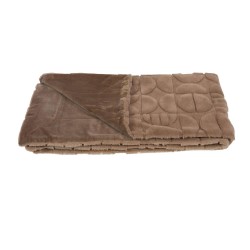 Plaid mae taupe 130x170 cm 