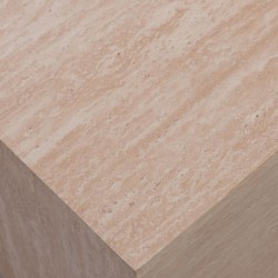 Table basse Kub travertin 