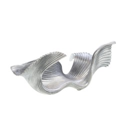 Coupe Vague argent patine 