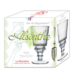 Set de 2 verres de dégustation Absinthe 30 cl 