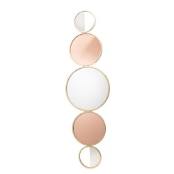 Miroir multi ronds 40 x 140 cm