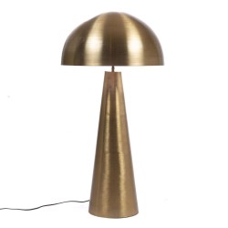 Lampe champignon dorée 95 cm 
