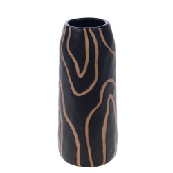 Vase Gaby noir grand modèle