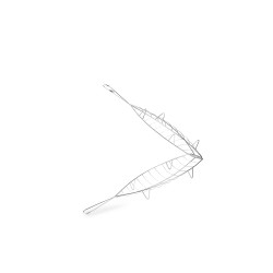 Grill à poisson inox 42x16 cm