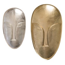 Set de 2 coupelles Visage...