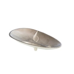 Set de 2 coupelles Visage or et argent 