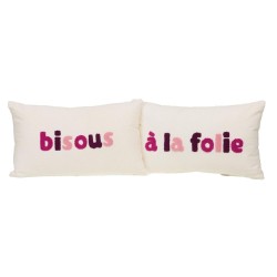 Coussin Bisous à la folie...