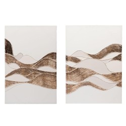 Toile Ondul cuivrée 60x90...
