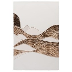 Toile Ondul cuivrée 60x90 cm   (lot de 2)