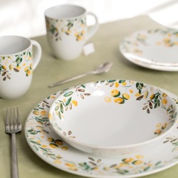 Assiette plate Summer 27 cm (lot de 6)