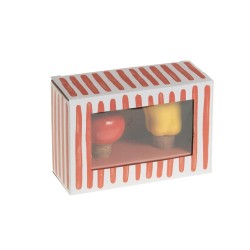 Coffret de 2 bouchons déco légumes