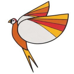 Oiseau Colibri orange mural