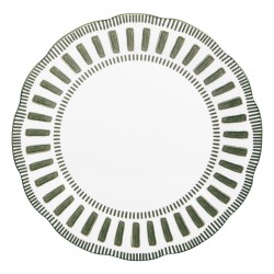 Assiette plate Napoli verte...