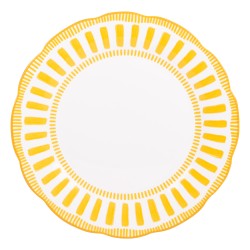 Assiette plate Napoli jaune...