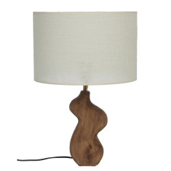 Lampe Verso en bois et son...