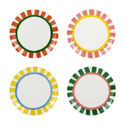 Set de 4 assiettes plates...
