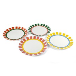 Set de 4 assiettes plates Dolce Vita 27 cm