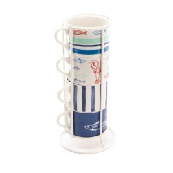 Coffret 4 tasses déjeuner...