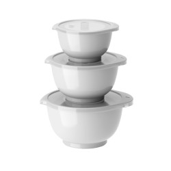 Set de 3 bols blanc...
