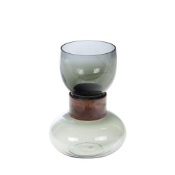 Vase Zimbabwe 23 cm gris
