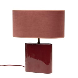 Lampe Paola bordeaux et...
