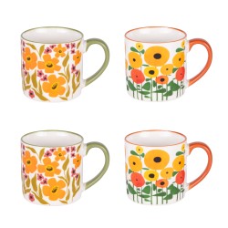 Coffret de 4 mugs Bloom...