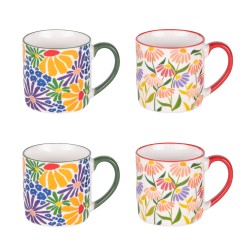 Coffret de 4 mugs Floral...