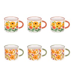 Coffret de 6 tasses Bloom...