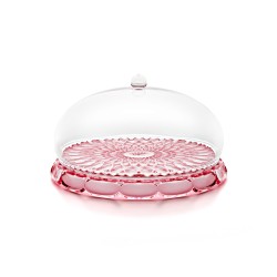 Plat avec dôme vanity Flamingo rose 30 cm