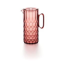 Carafe avec couvercle mauve...