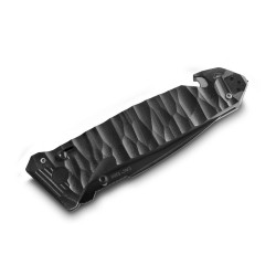 Couteau de poche CAC S200 serration noir