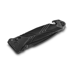 Couteau de poche CAC serration noir