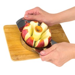 Tranche et vide pomme inox