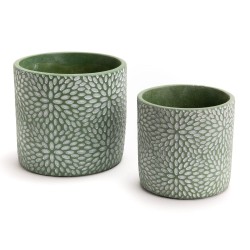 Cache pot campagne vert petit modèle