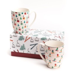 Coffret de 2 mugs station 