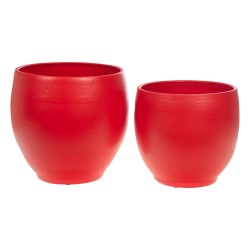 Cache pot Esna 39 x 38 cm rouge
