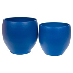 Cache pot Esna 39 x 38 cm bleu