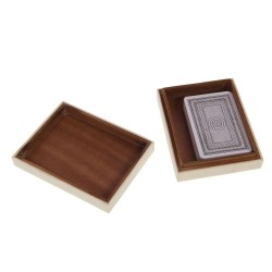Boite décorative en résine pour cartes 