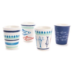 Coffret 4 tasses expresso...