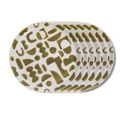 Assiette plate Ohana 25 cm...