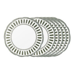 Assiette plate Napoli verte...